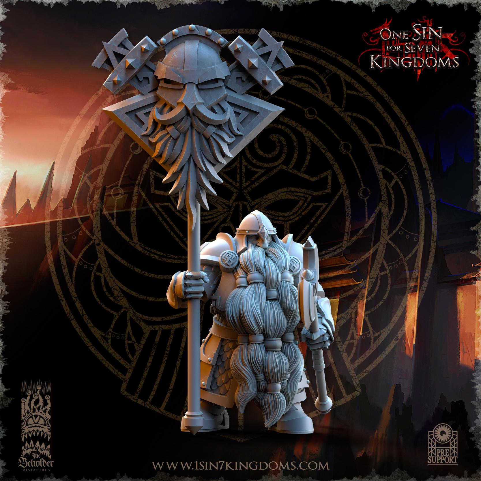 Dwarven Kingdoms Legion of the Ancient Commnad Group - in 12k- by TheBeholderMiniatures