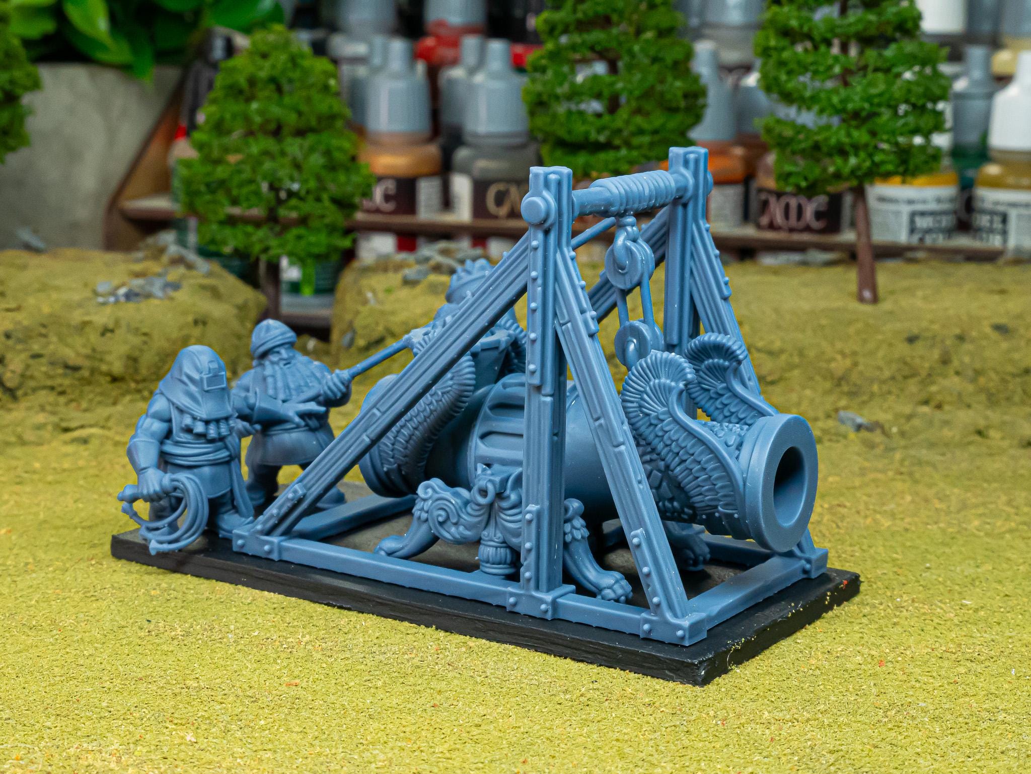 Sons of Marduk Cannon   - in 12k- by Highlands Miniatures