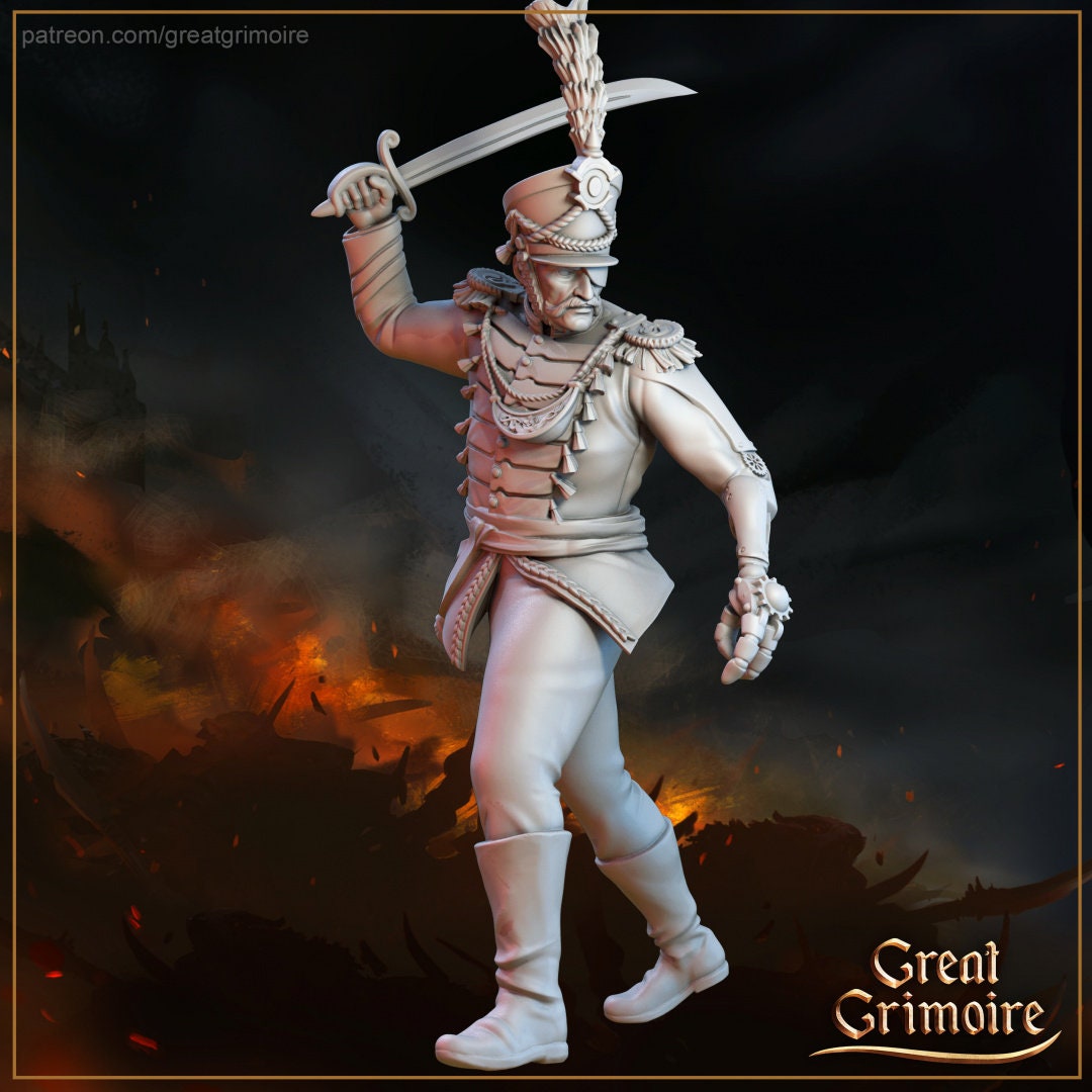 Loyal Hussars and General Nutcracker 4 model bundle - in 12k- by Great Grimoire