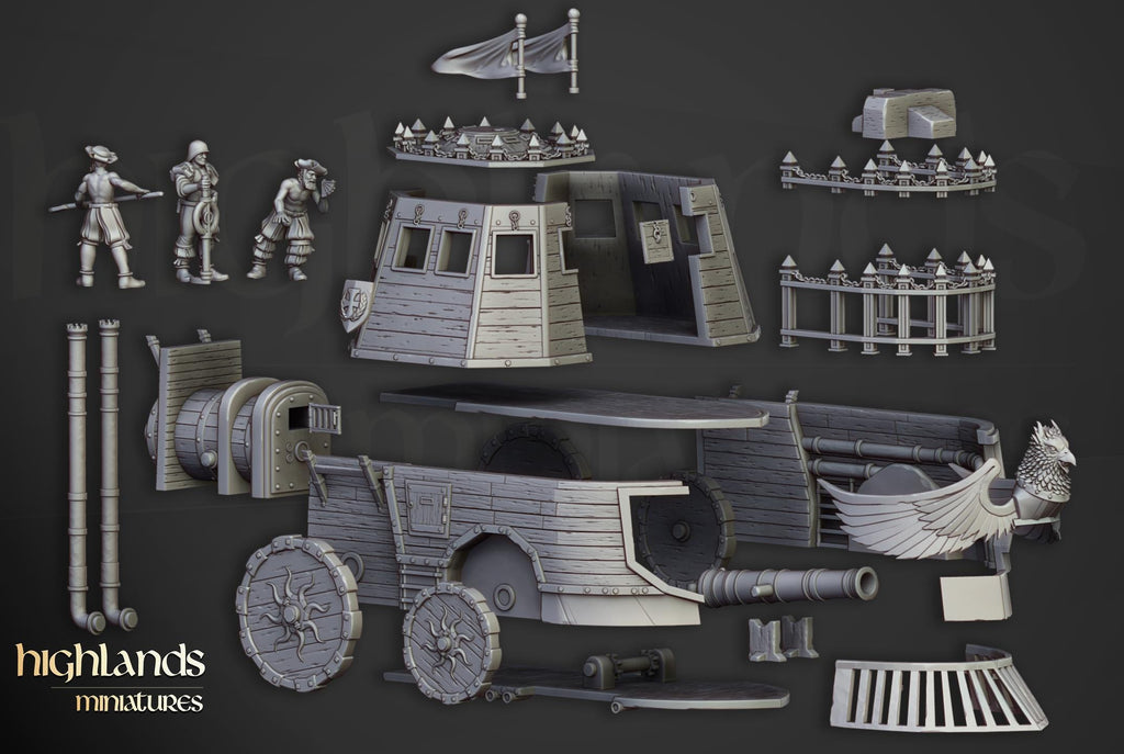 The Iron Opinicus - in 12k- by Highlands Miniatures