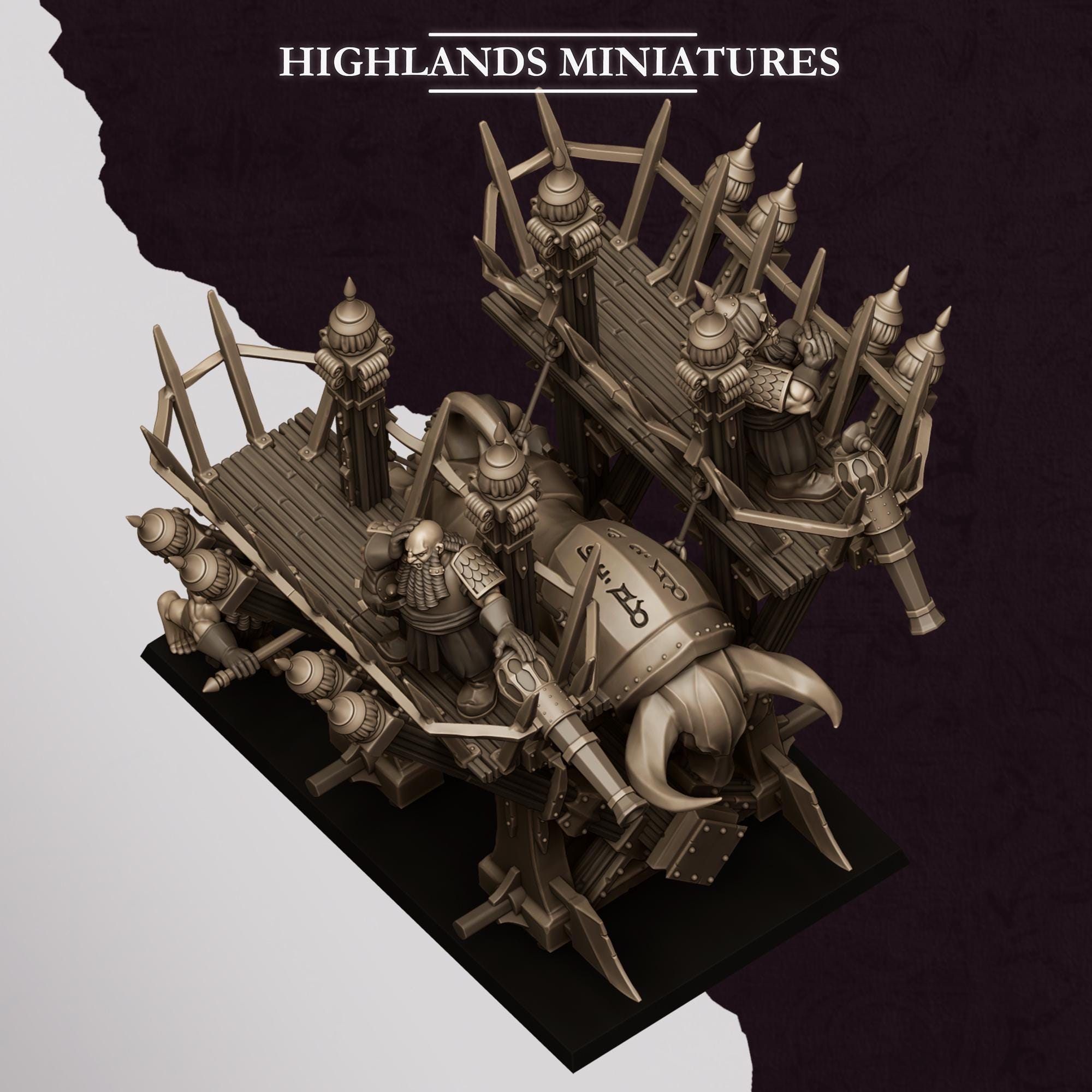 Blazing Icon of Marduk   - in 12k- by Highlands Miniatures