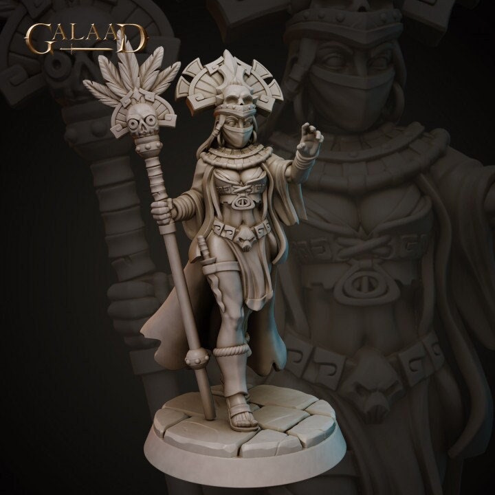 3 Female Aztec Bundle - in 8k - by Galaad