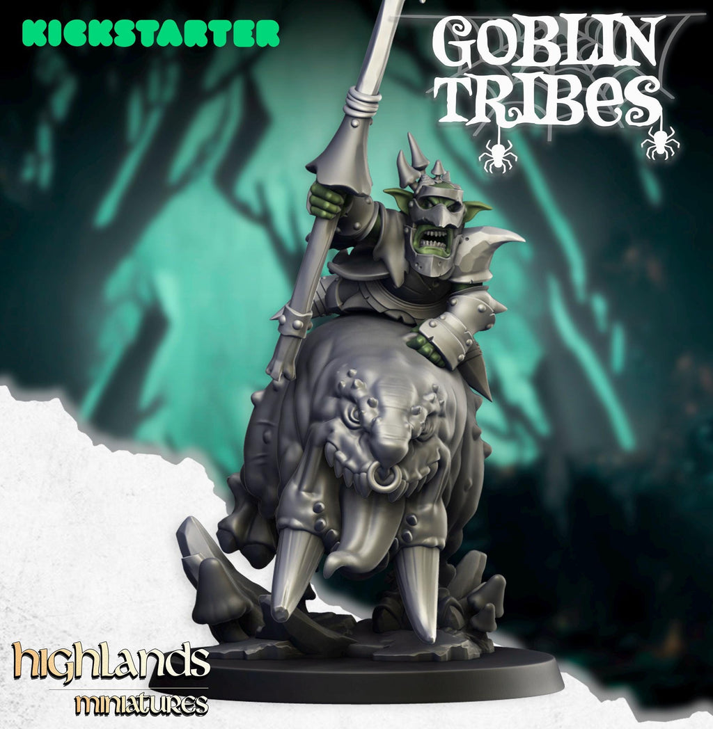 The Goblin Leader - in 12k- by Highlands Miniatures