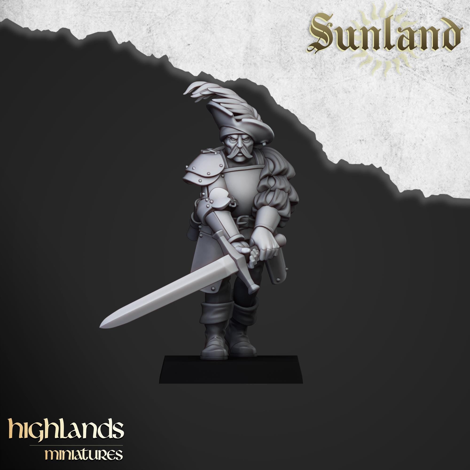 Sunland Landsknechts -  in 12k - by - Highlands Miniatures
