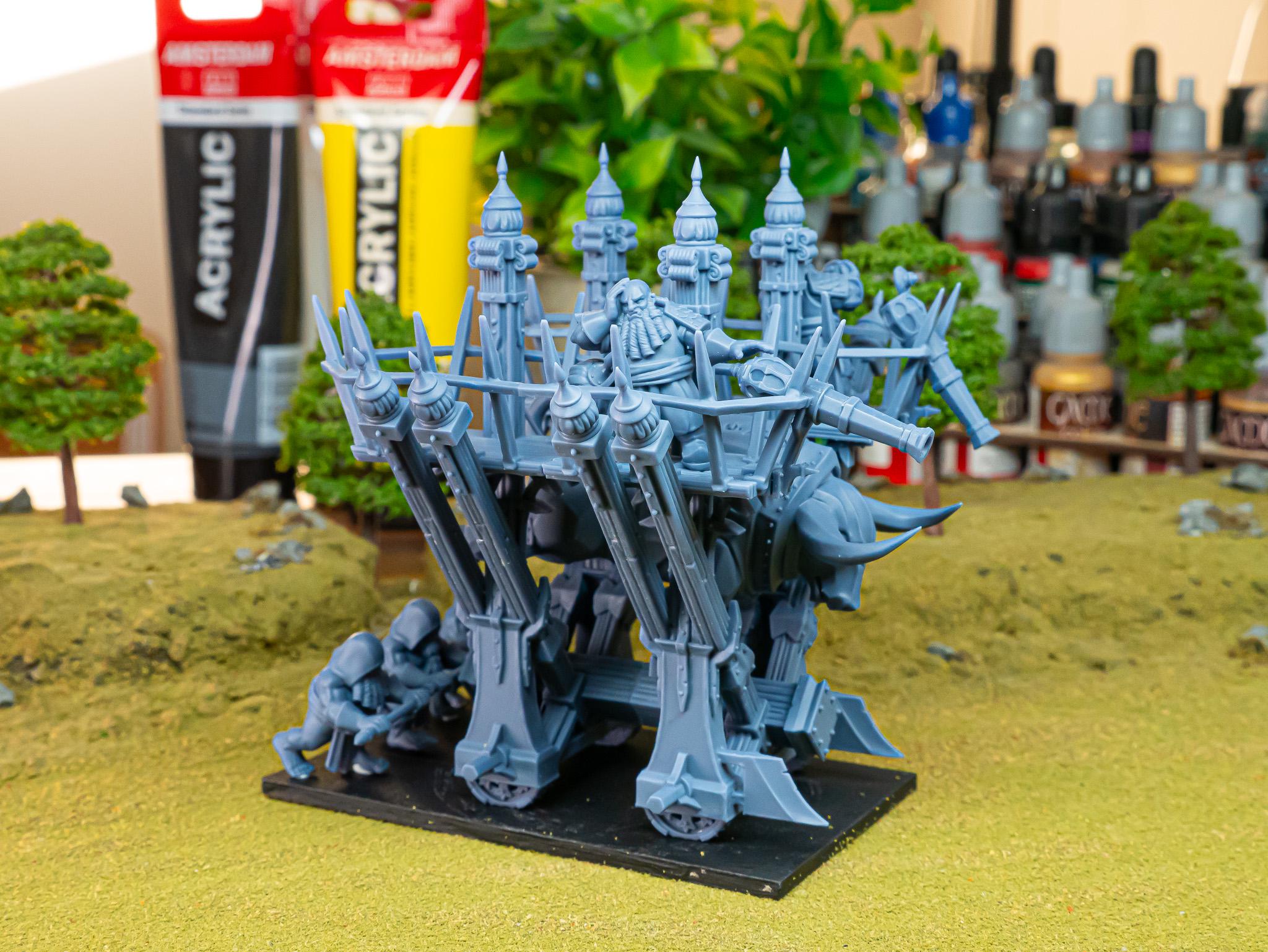 Blazing Icon of Marduk   - in 12k- by Highlands Miniatures