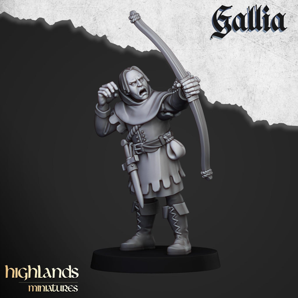 Robin Hood and the Sherwood Archers - in 12k- by Highlands Miniatures