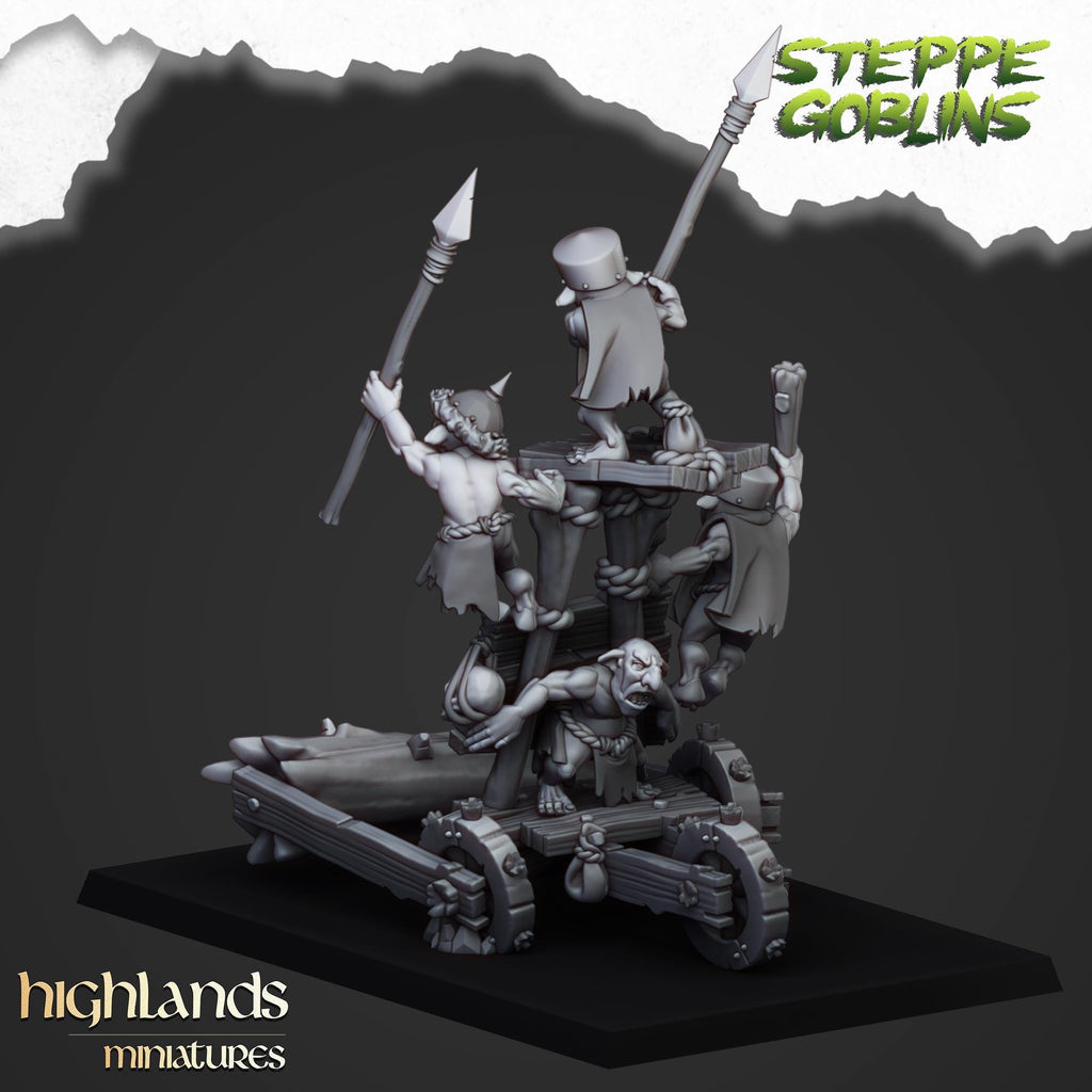 Steppe Goblors Roller  - in 12k- by Highlands Miniatures