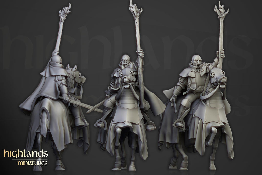 Battle Wizard  - in 12k- by Highlands Miniatures