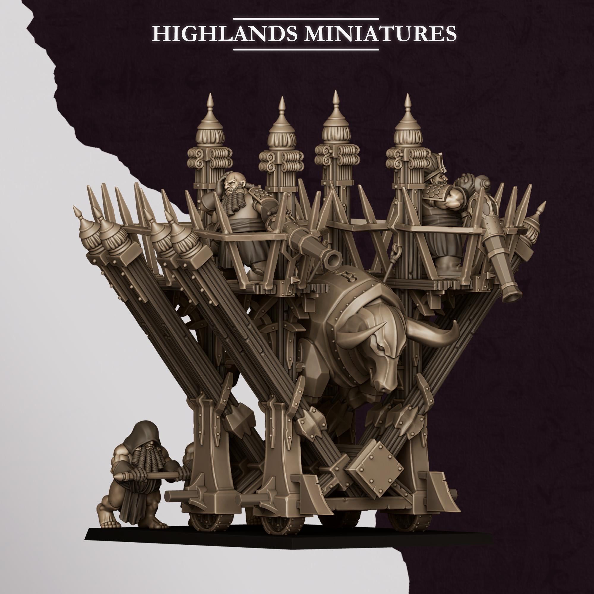 Blazing Icon of Marduk   - in 12k- by Highlands Miniatures