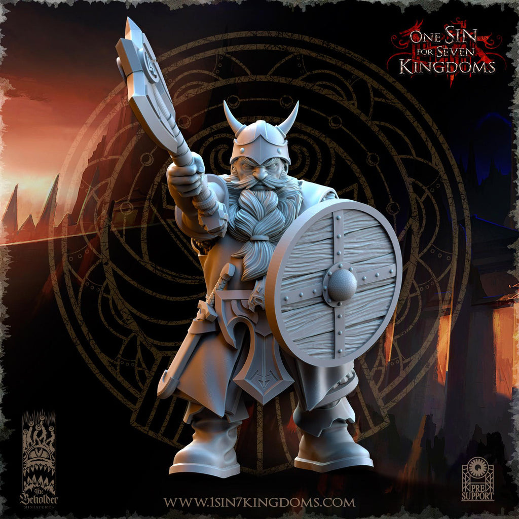 Dwarven Kingdoms Warriors - in 12k- by TheBeholderMiniatures