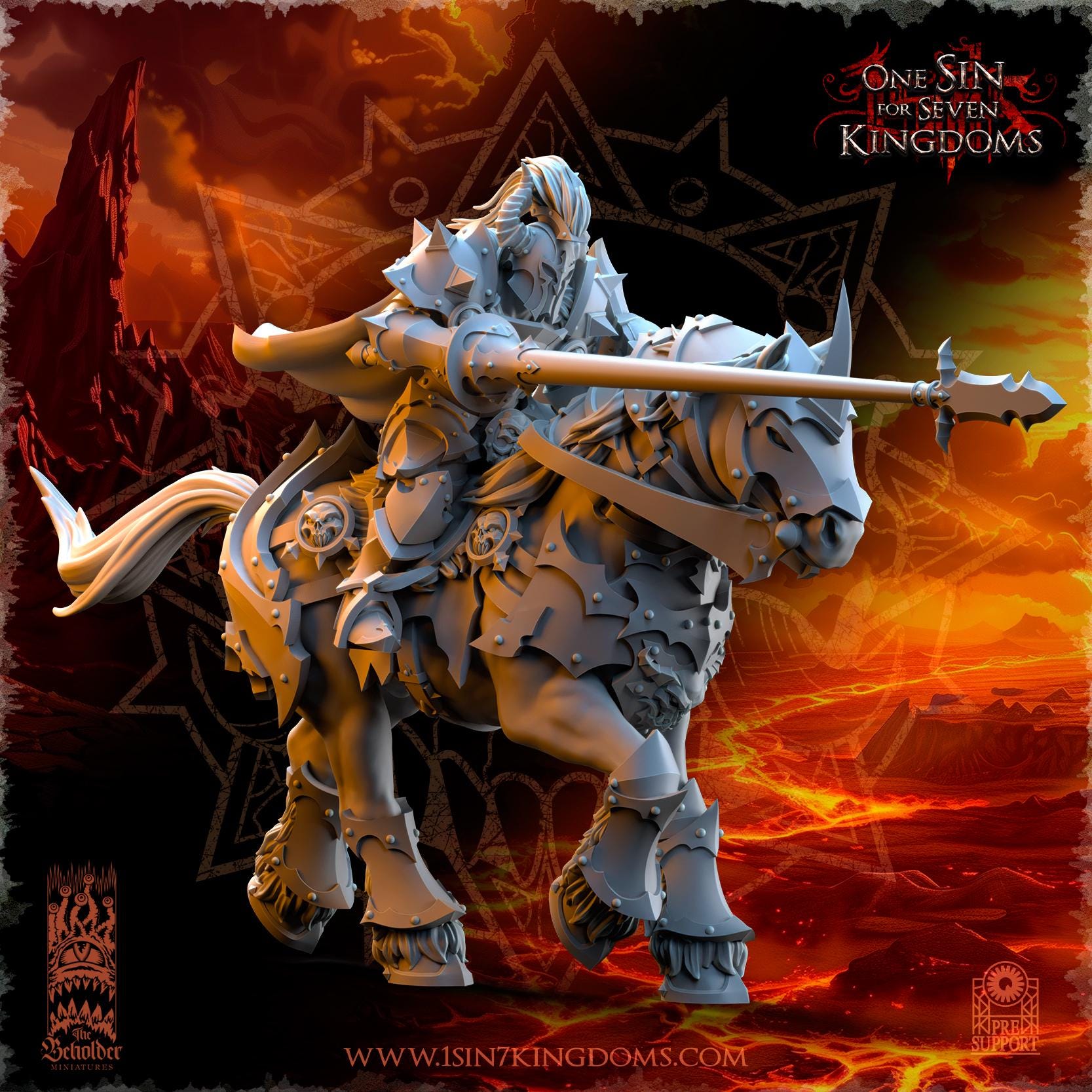 Realms of Mayhem Knights - in 12k- by TheBeholderMiniatures