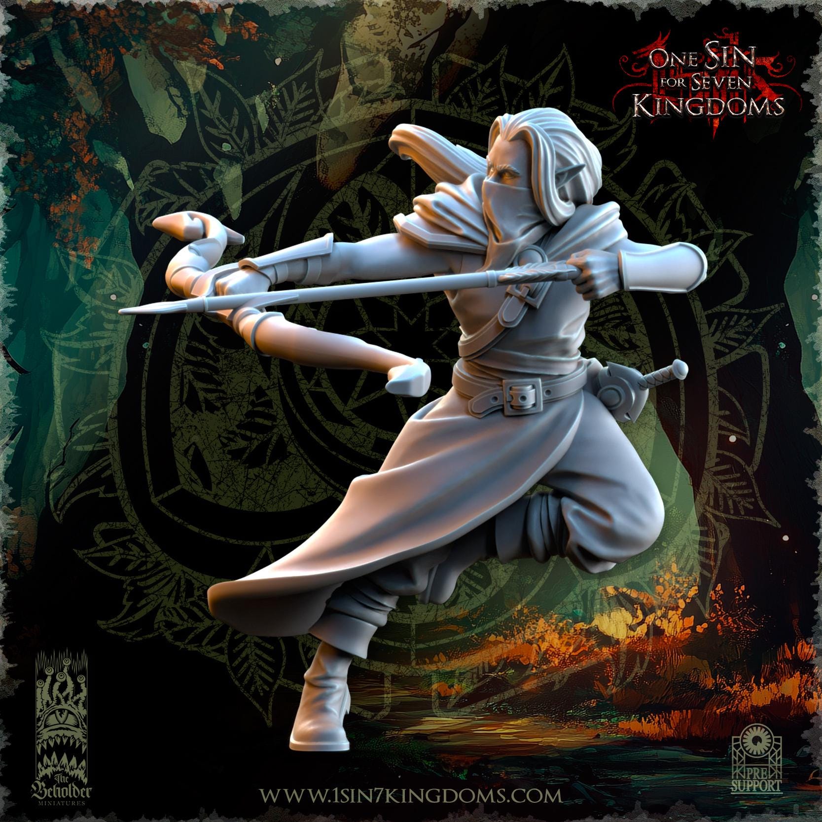 Evergreen Elves Shadowstalkers - in 12k- by TheBeholderMiniatures