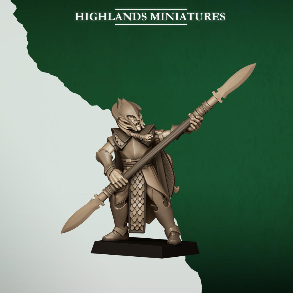 Feral Spearmen - in 12k- by Highlands Miniatures