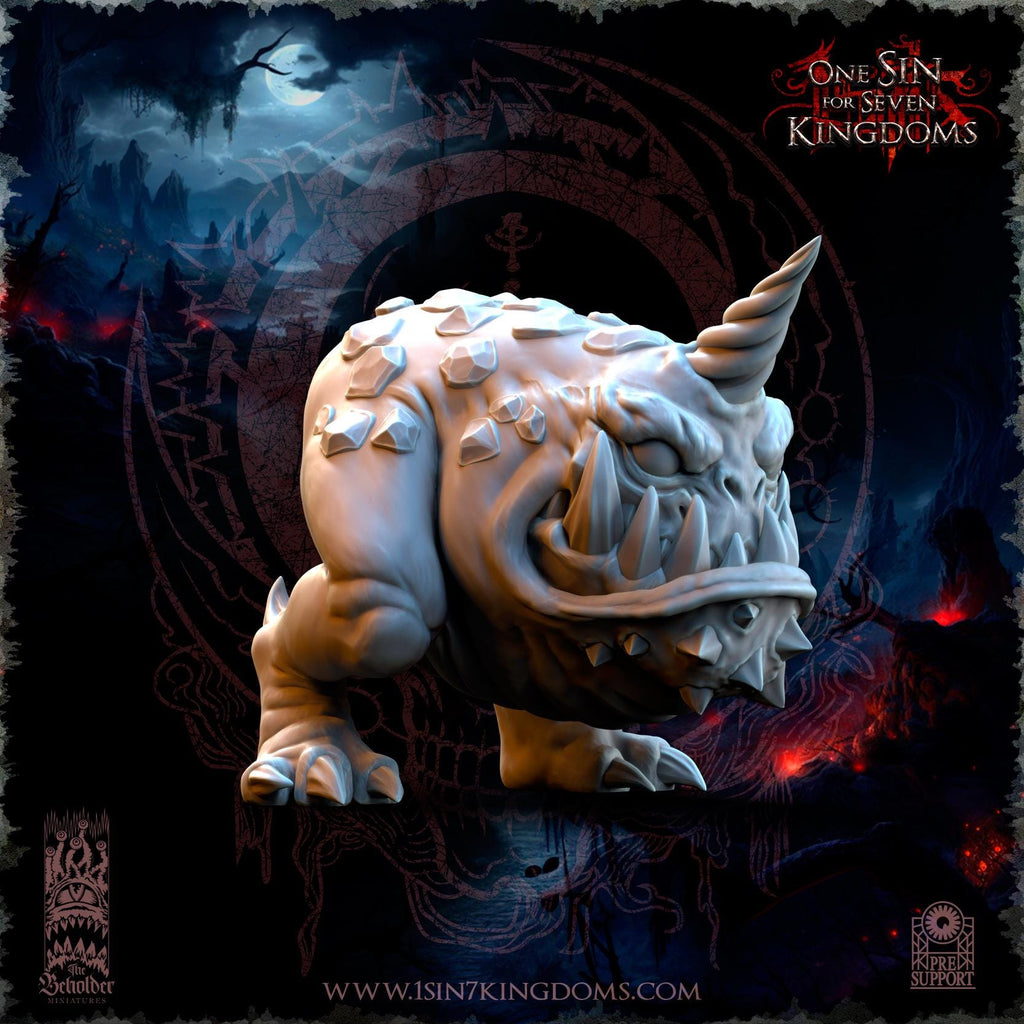 The Black Horde Goblins Kavehorrors Whisperers -12 models - in 12k- by TheBeholderMiniatures