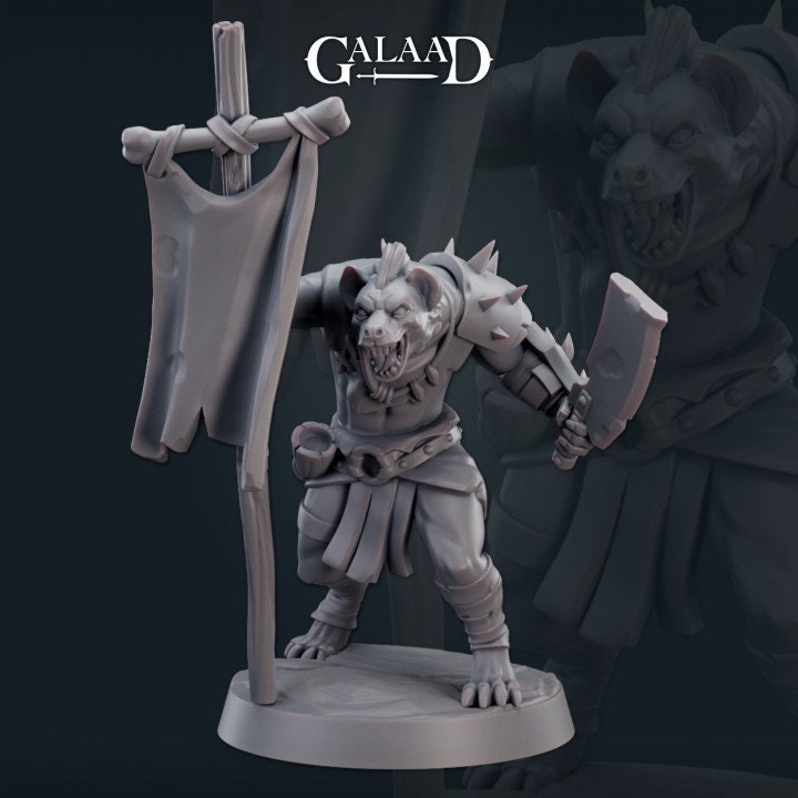 Gnoll squad - 9 models - By Galaad - 8k