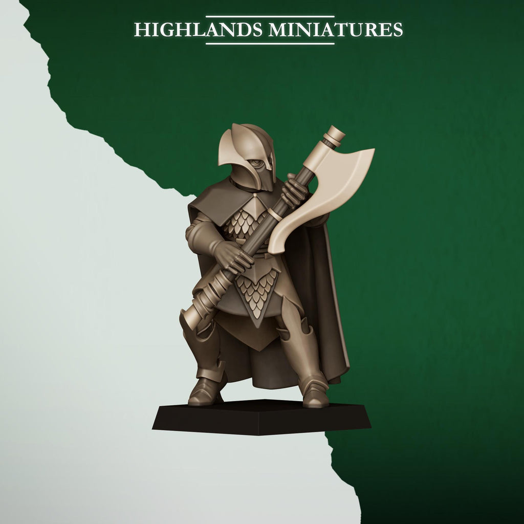 Feral Axemen  - in 12k- by Highlands Miniatures
