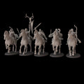 Elven archers on steed - 12k by fantasycultminiatures