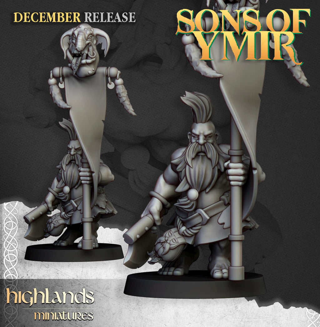 Dwarf Deathseekers - in 12k- by Highlands Miniatures