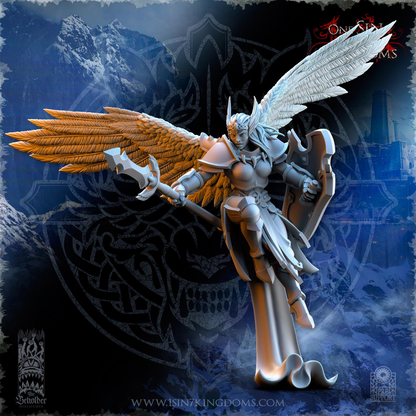 Stormwolves Valkyries Elite Guard - in 12k- by TheBeholderMiniatures