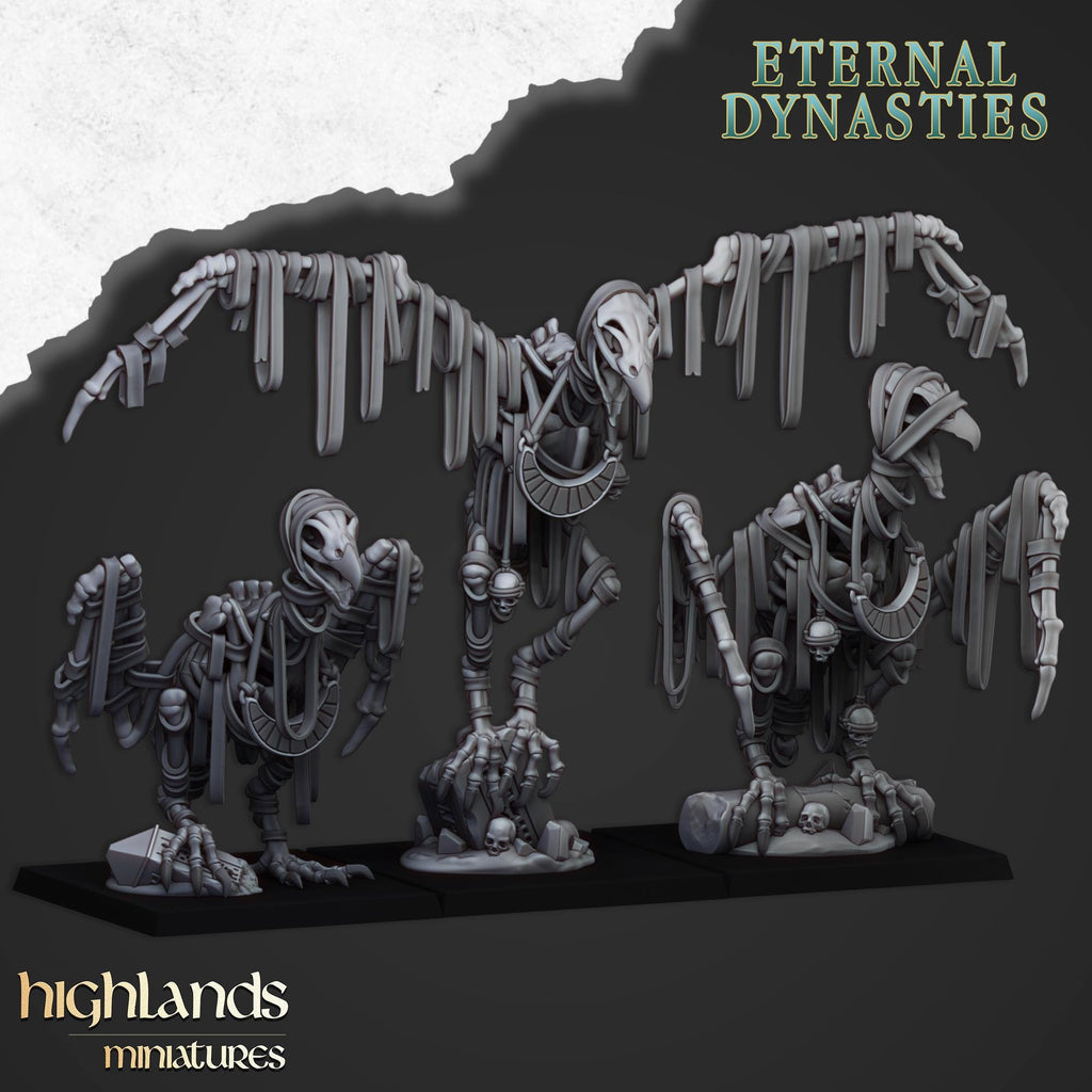 Sand Vultures - in 12k- by Highlands Miniatures