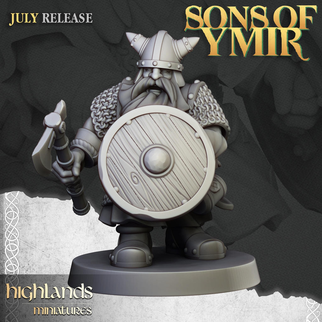 Dwarfs Warriors Unit - in 12k- by Highlands Miniatures