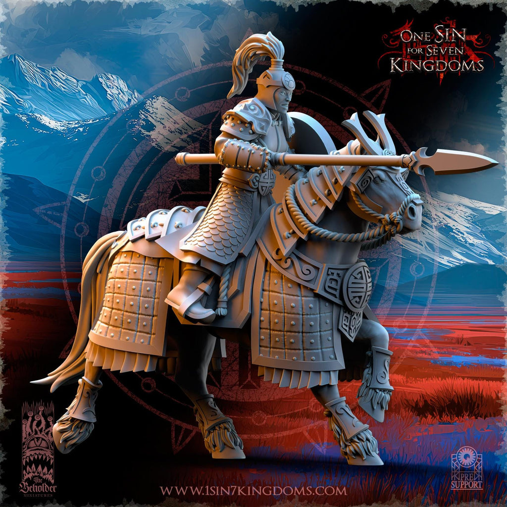 Astarii Dynasty Riders -  in 12k by TheBeholderMiniatures