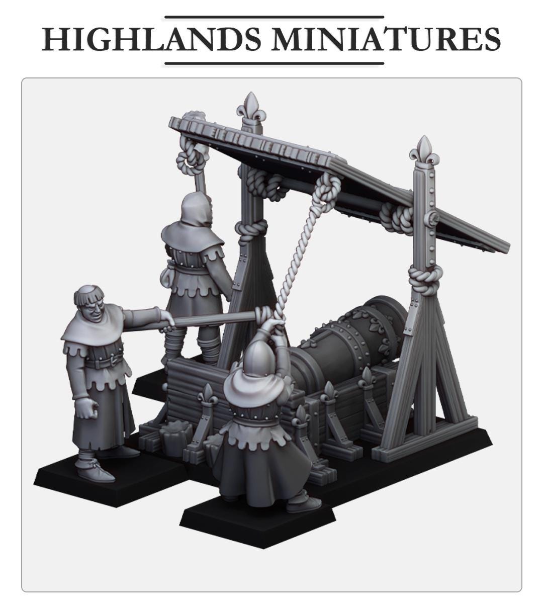 Gallia Bombard - in 12k- by Highlands Miniatures
