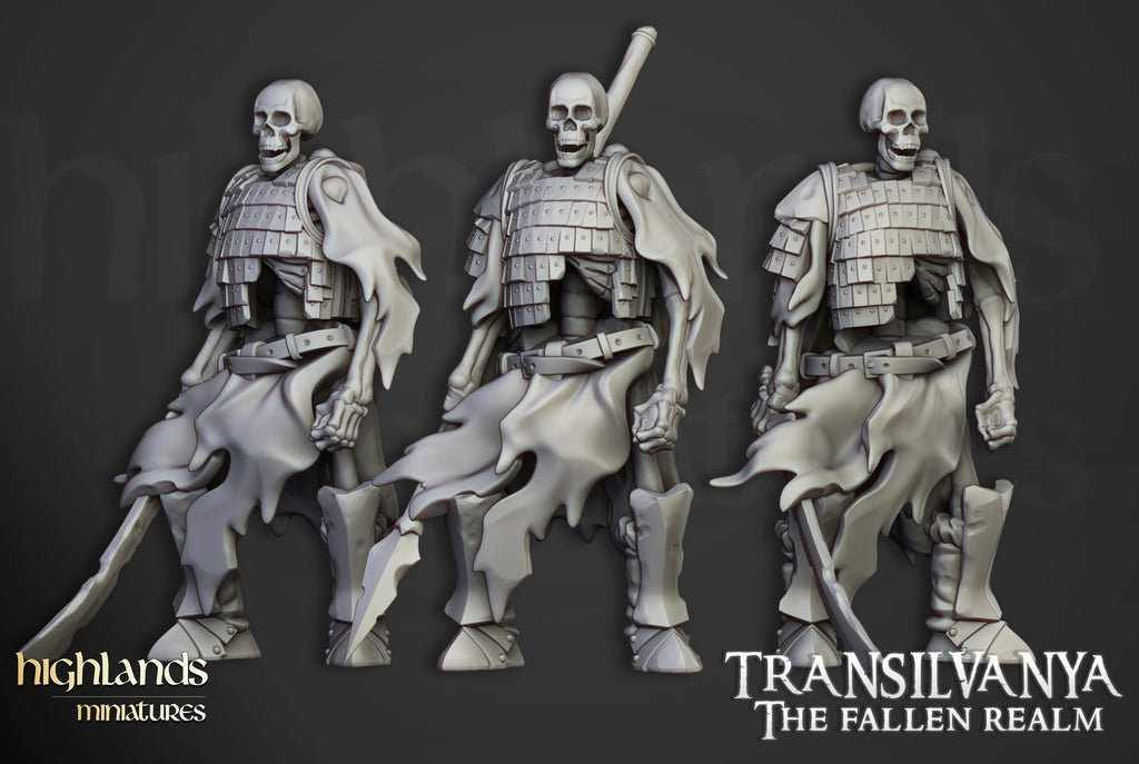 Skeleton Boyar Guard  - in 12k- by Highlands Miniatures