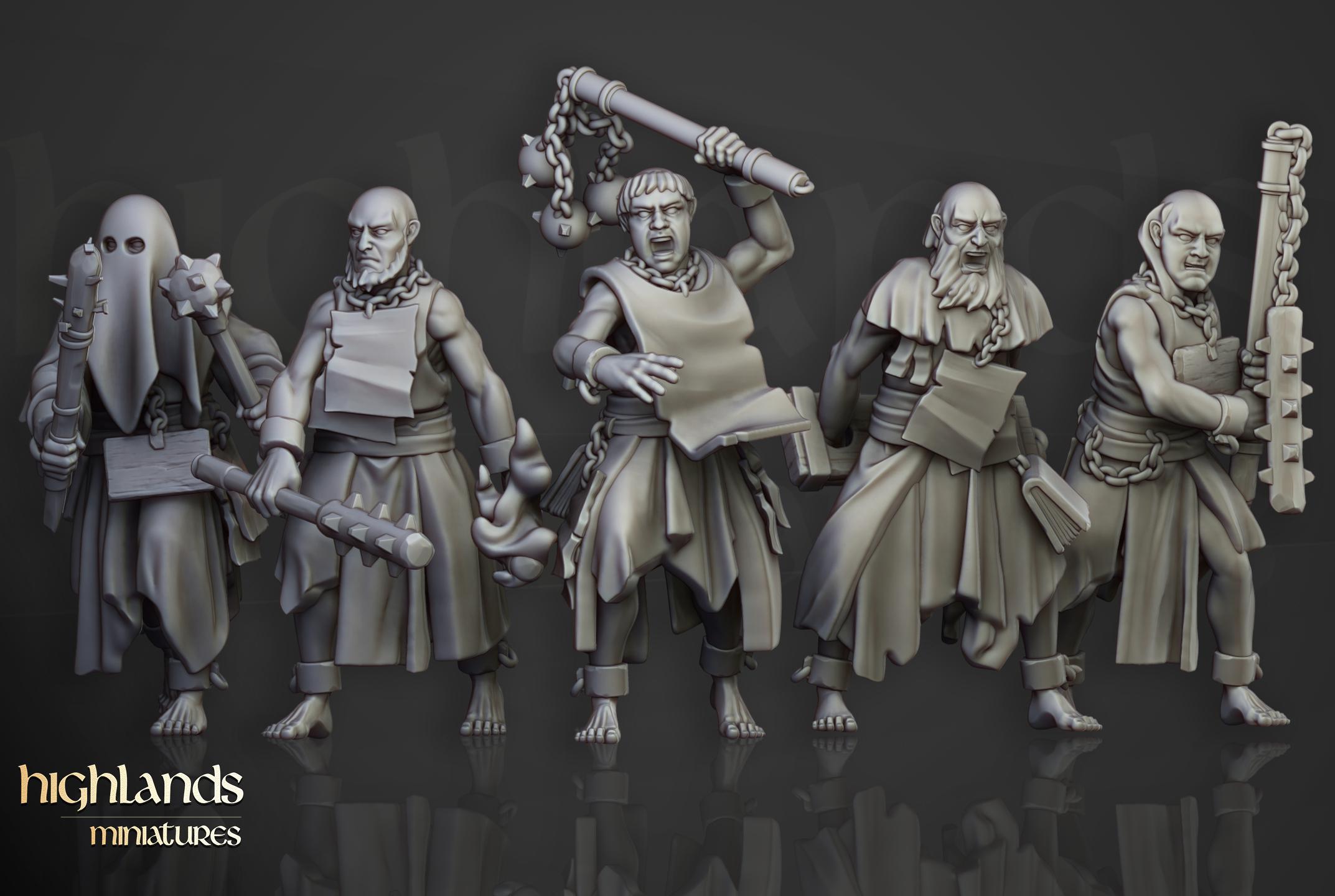 Fanatical Zealots - in 12k- by Highlands Miniatures