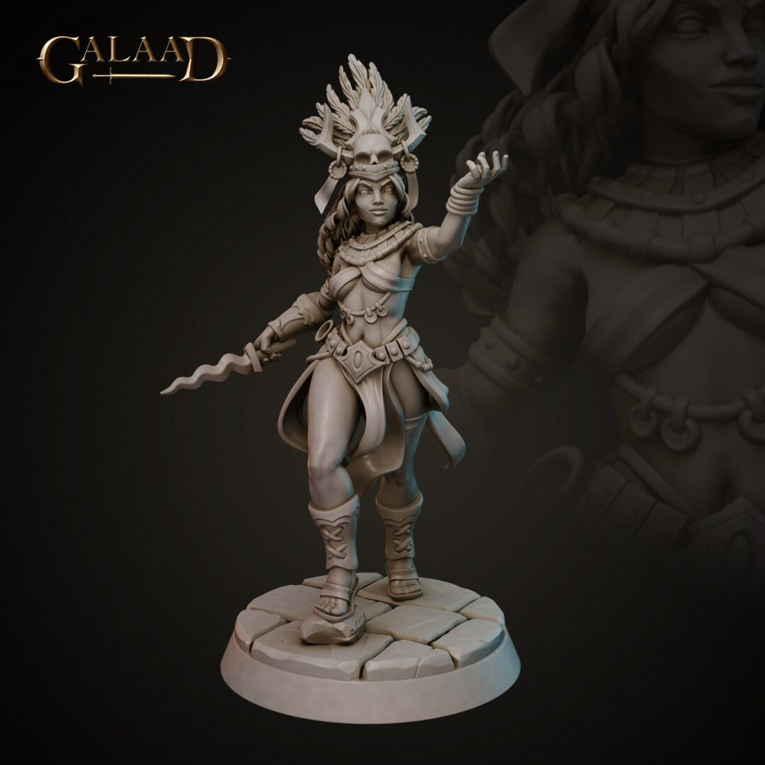 3 Female Aztec Bundle - in 8k - by Galaad