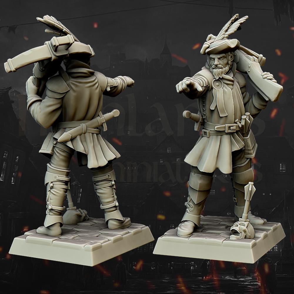 Medieval Crossbowmen - in 12k- by Highlands Miniatures
