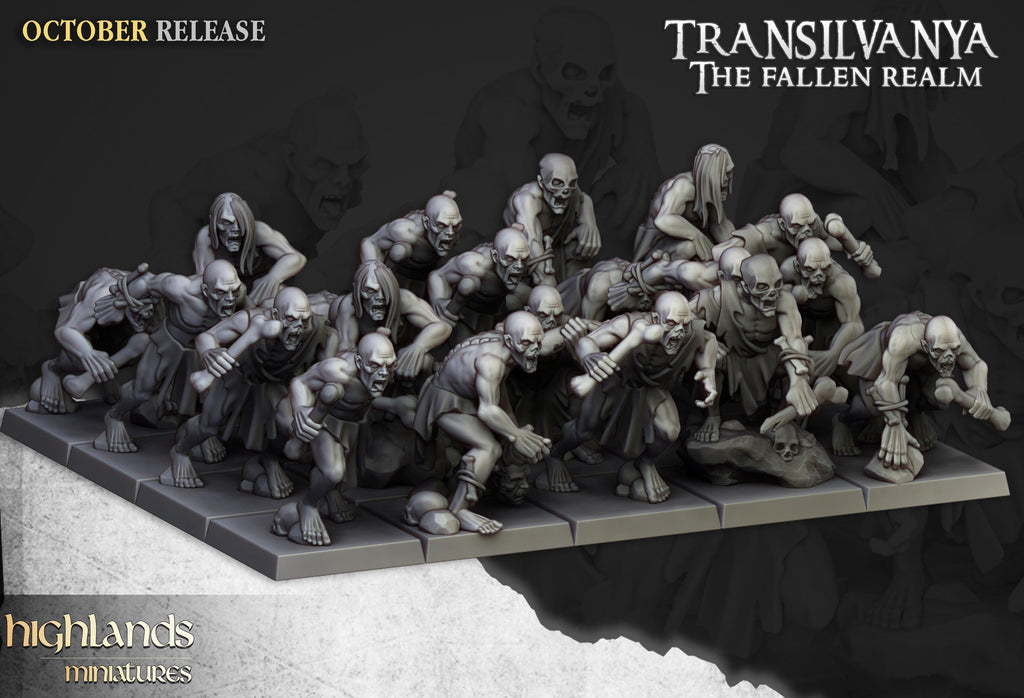 Ghouls Unit - in 12k- by Highlands Miniatures