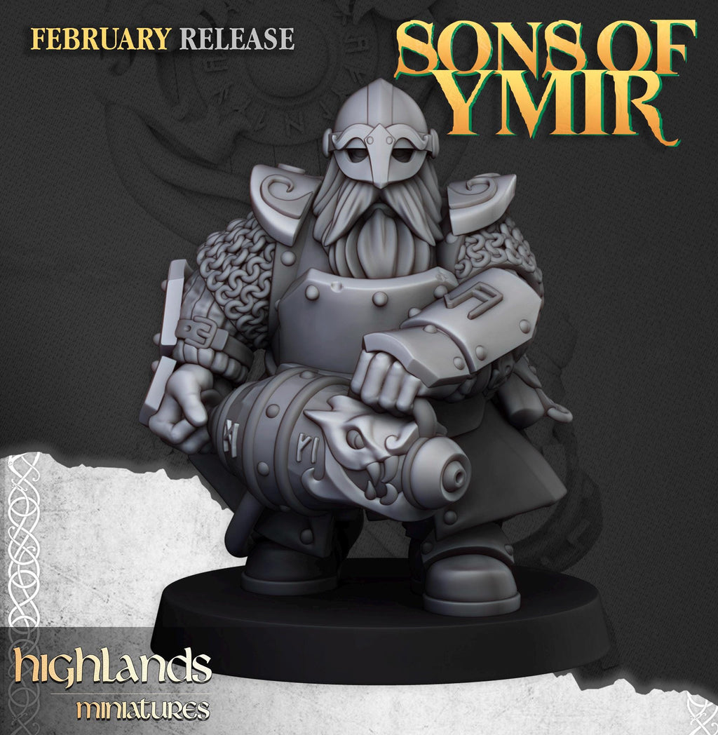 Dwarf Firespitters  - in 12k- by Highlands Miniatures