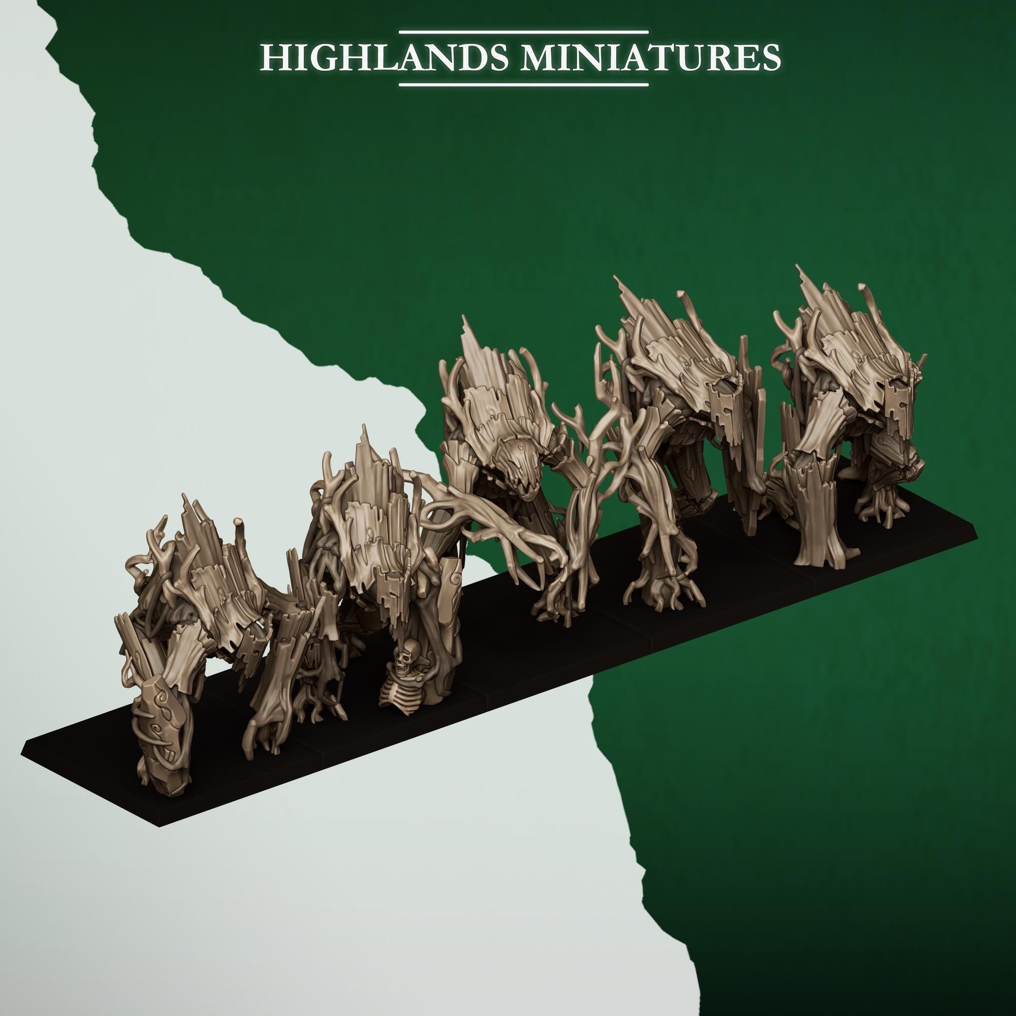 Forest Golems - in 12k- by Highlands Miniatures