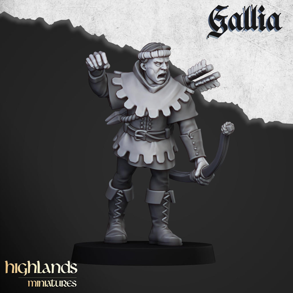 Robin Hood and the Sherwood Archers - in 12k- by Highlands Miniatures