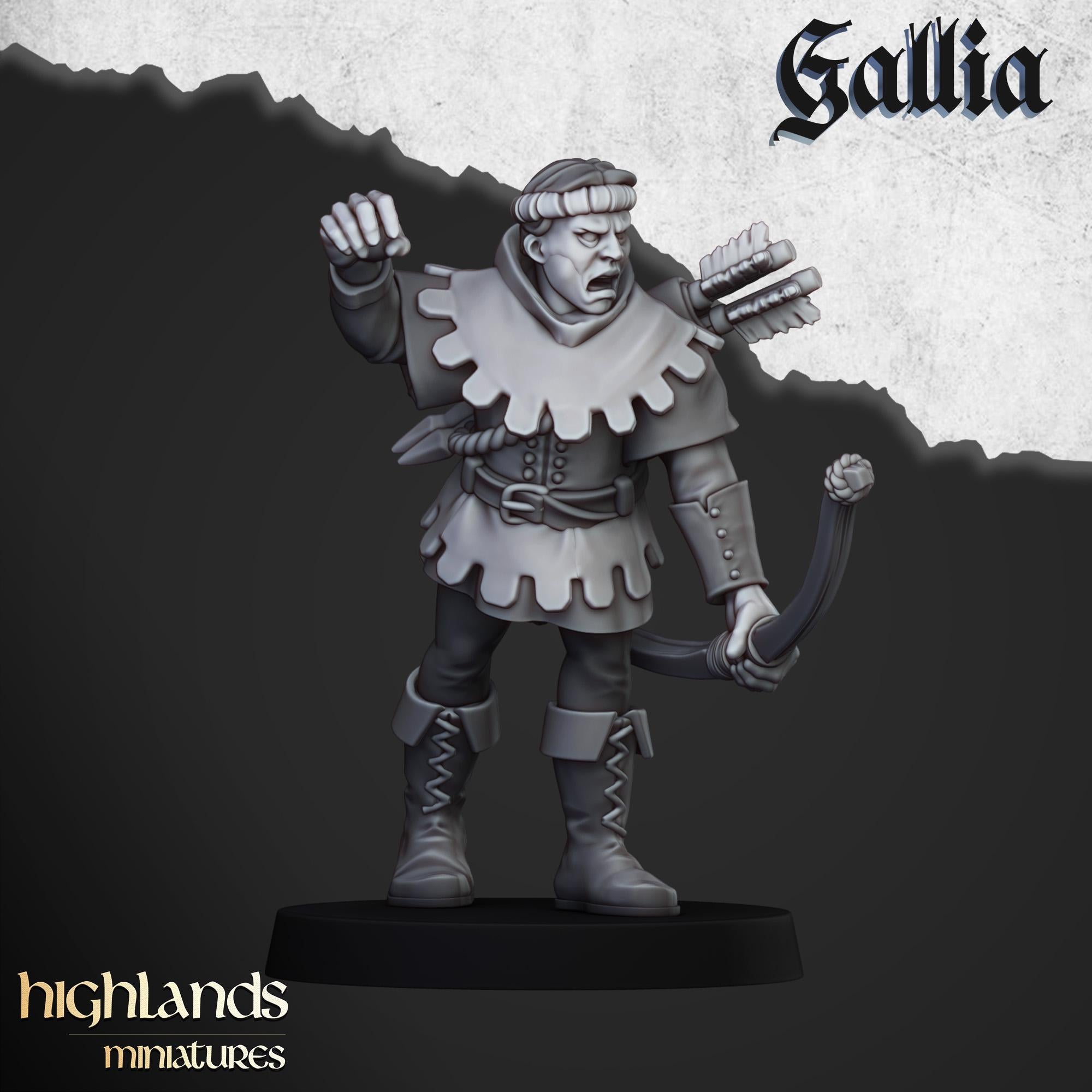 Robin Hood and the Sherwood Archers - in 12k- by Highlands Miniatures