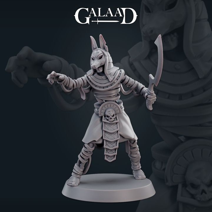 10 models - June Mummies and Egyptian fighters - Galaad - 8k
