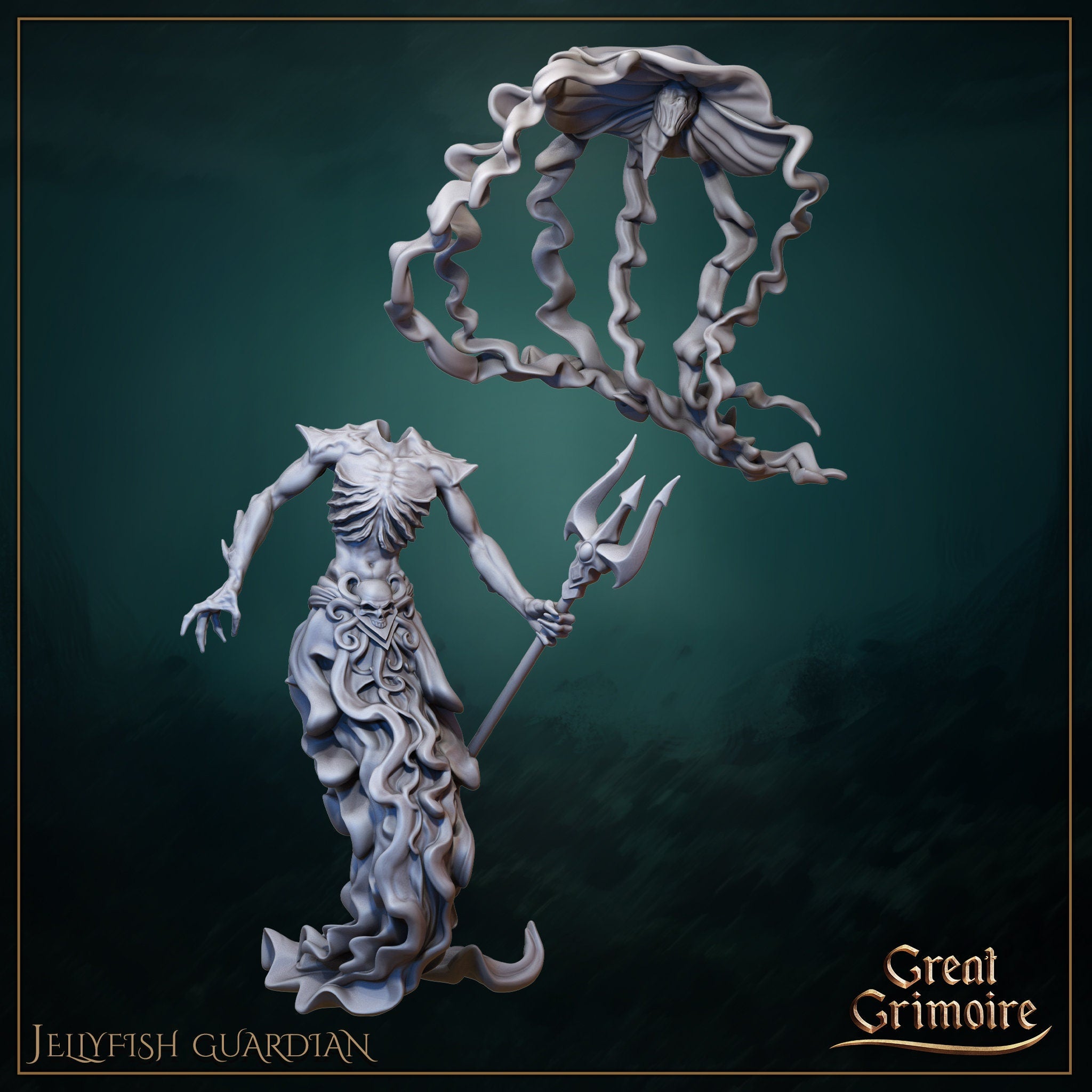 6 pack Underwater Sentinels - 4 Sentinels with 2 stinger models - in 12k