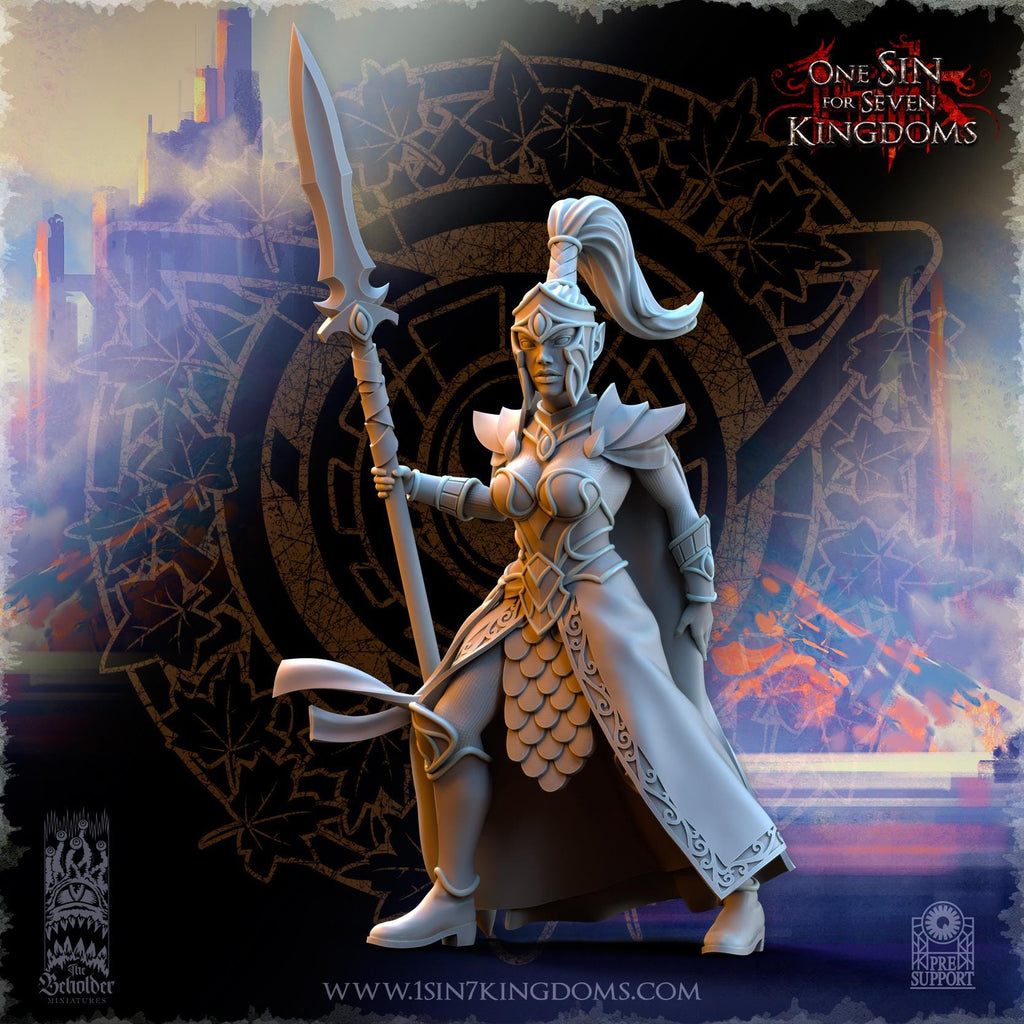 Silvermoor Elves Sisterhood Praetorians - in 12k- by TheBeholderMiniatures