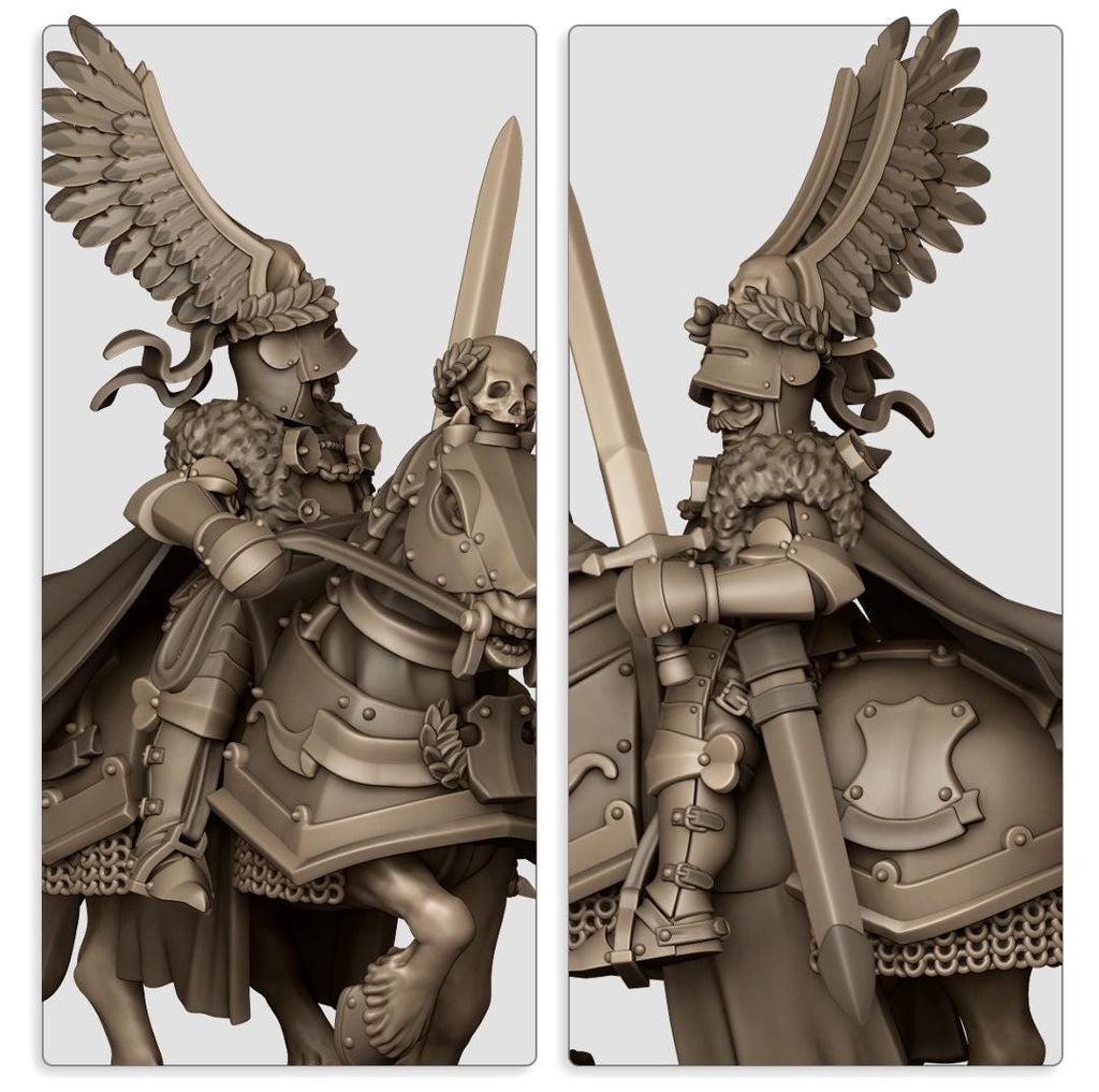 Sunland General on Horse - in 12k- by Highlands Miniatures