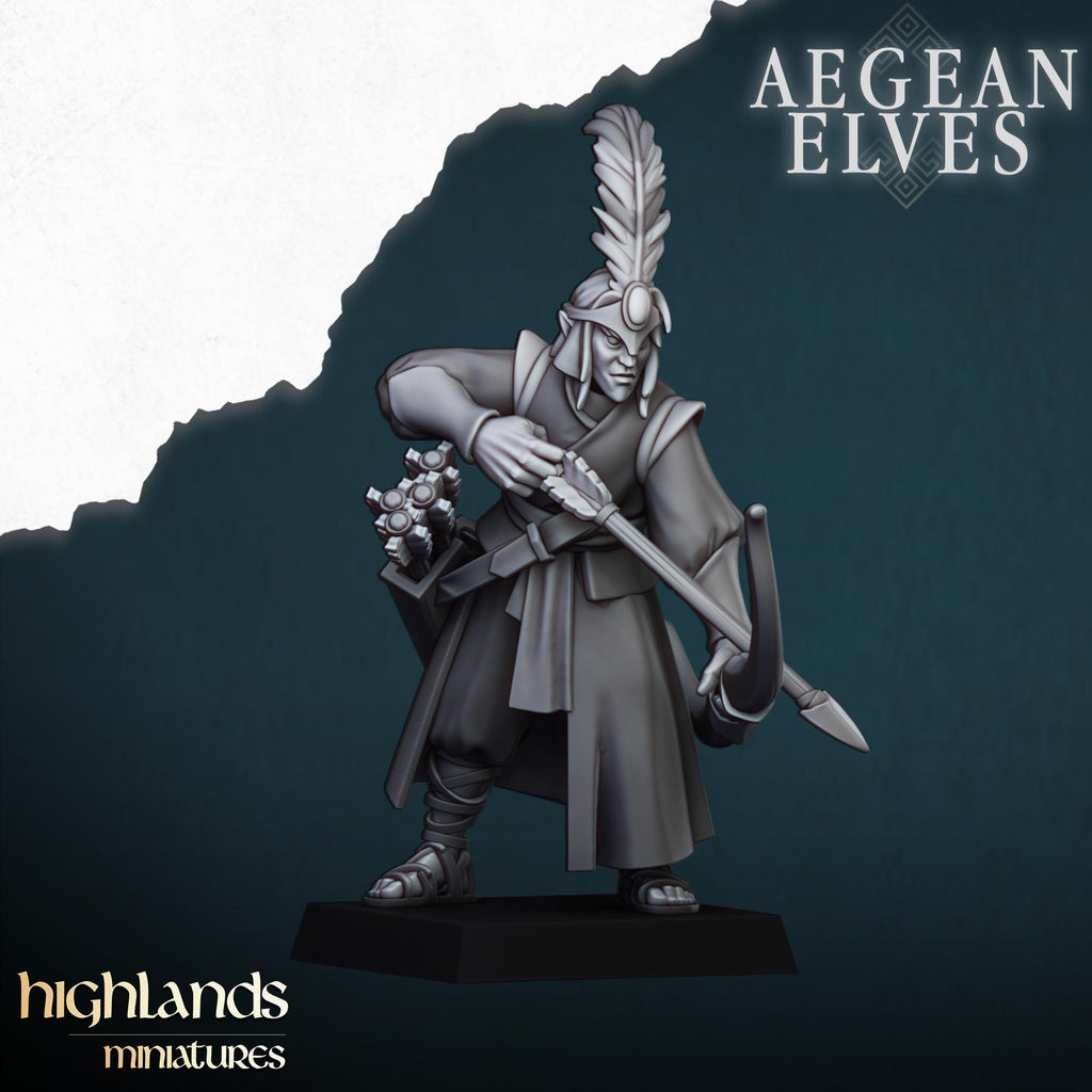 Aegean Elves Archers  - in 12k- by Highlands Miniatures