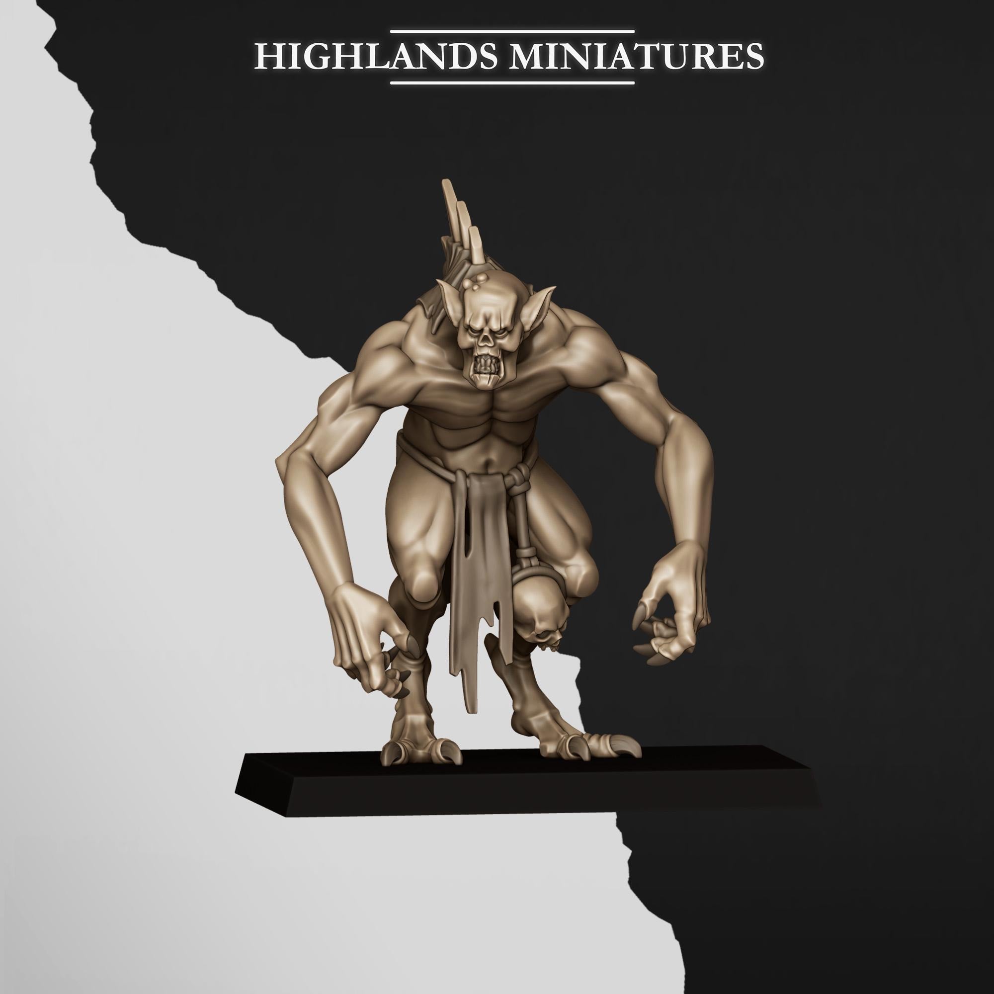 Giant Ghouls - in 12k- by Highlands Miniatures