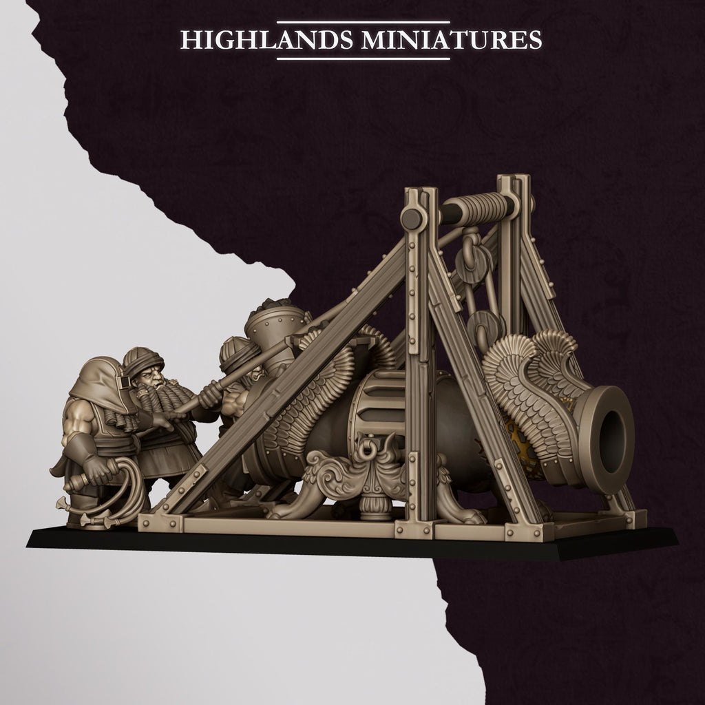 Sons of Marduk Cannon   - in 12k- by Highlands Miniatures