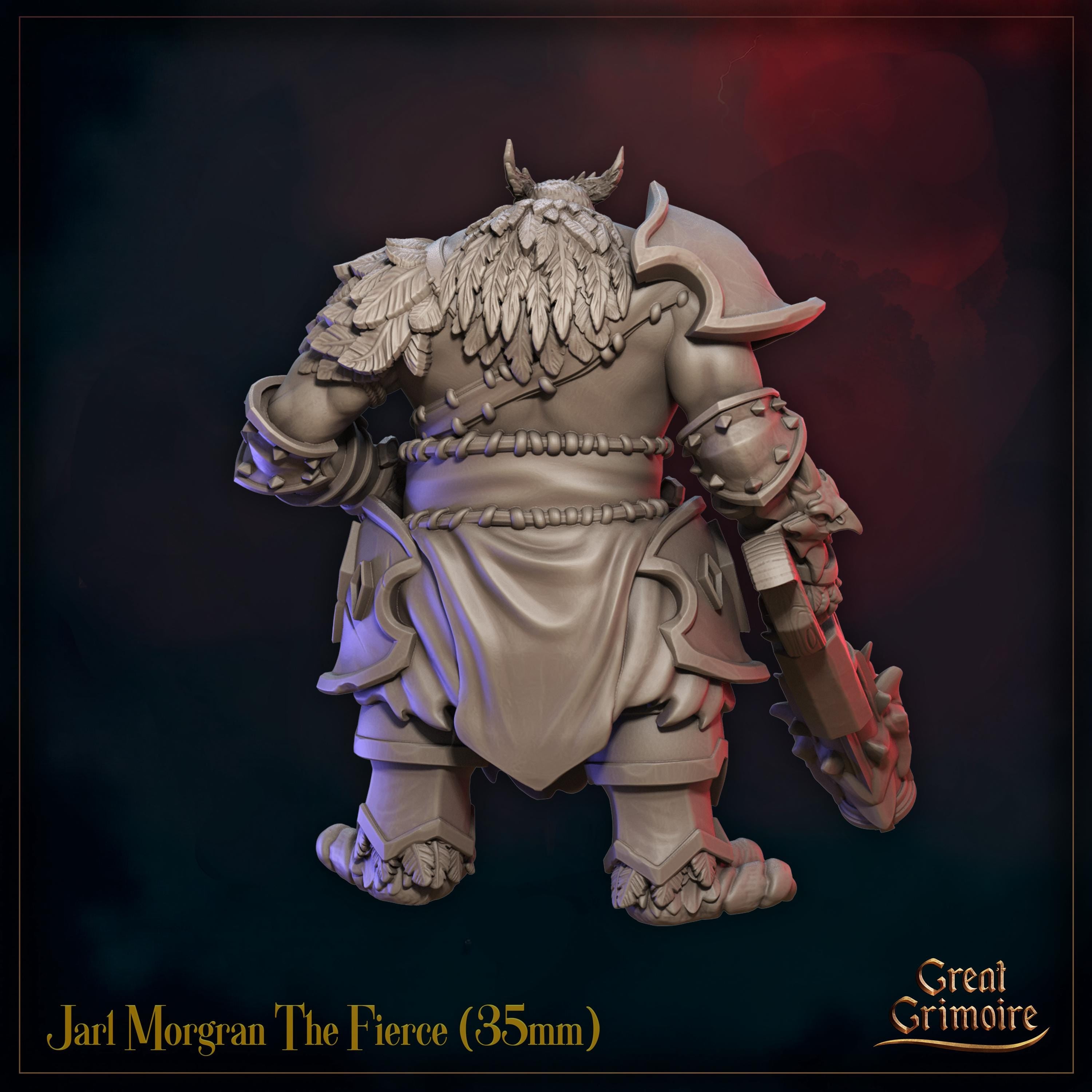 Jarl Morgran The Fierce - in 12k - by Great Grimoire