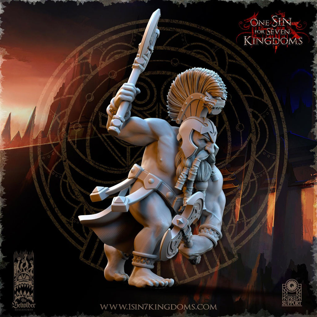 Dwarven Kingdoms Volcanic Beast -  in 12k - by TheBeholderMiniatures