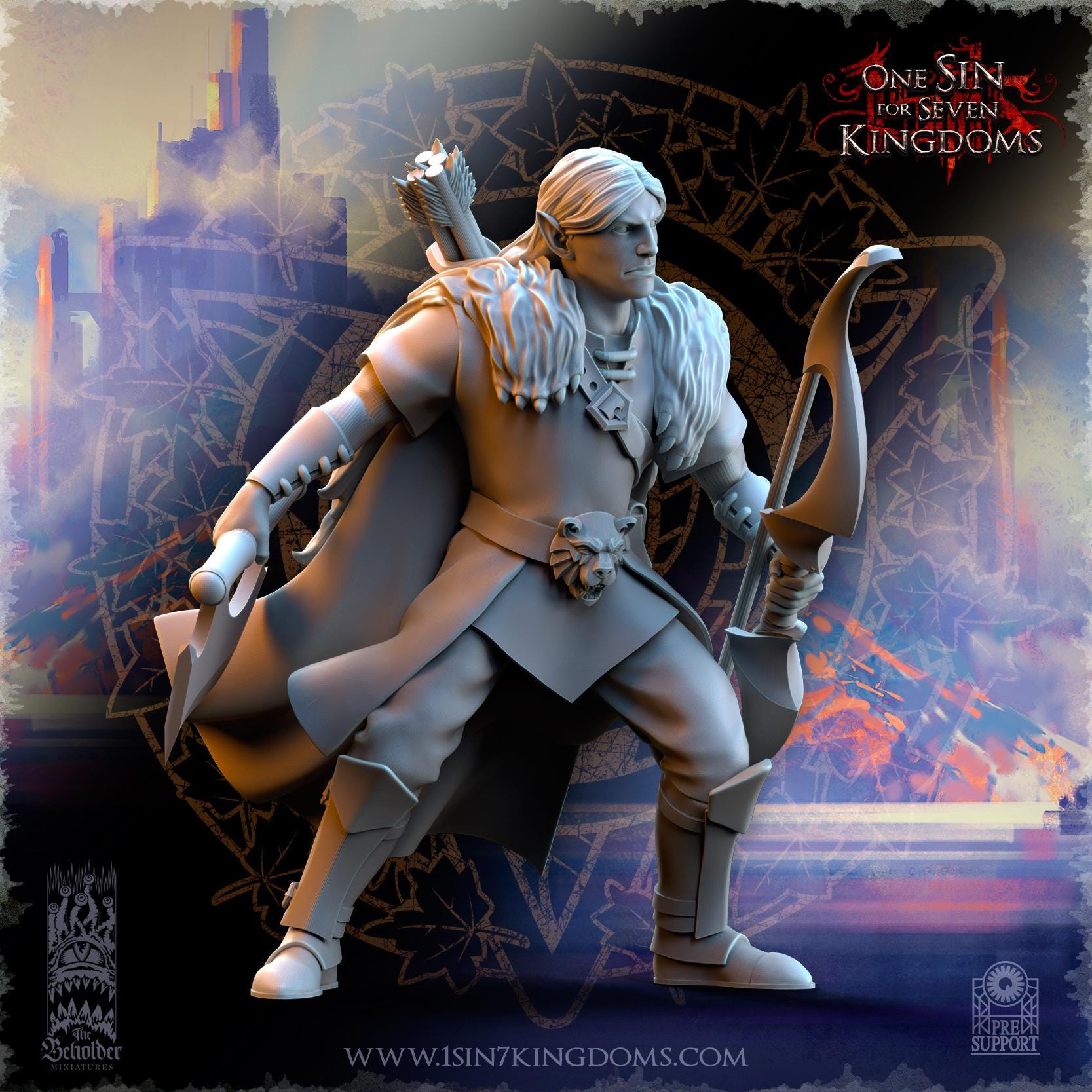 Silvermoor Elves Woodmen - in 12k- by TheBeholderMiniatures