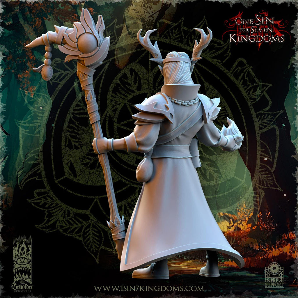 Findlas, Keeper of the Woods - in 12k- by Beholder TheBeholderMiniatures