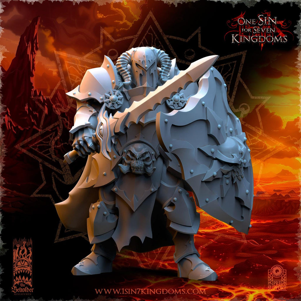 Realms of Mayhem Warriors with Swords - in 12k- by TheBeholderMiniatures