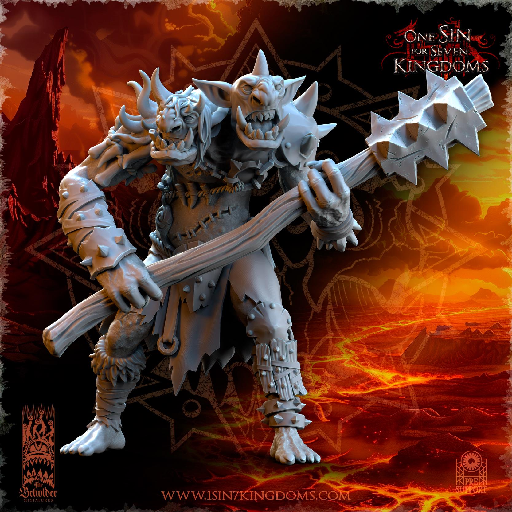 Realms of Mayhem Trolls - in 12k- by TheBeholderMiniatures