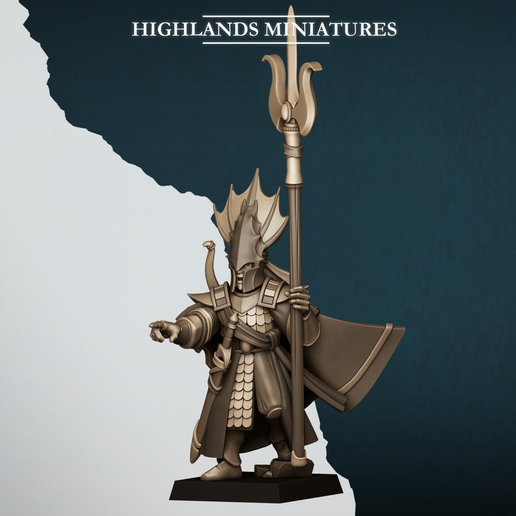 Aegean Elf Lord of the Sea - in 12k- by Highlands Miniatures